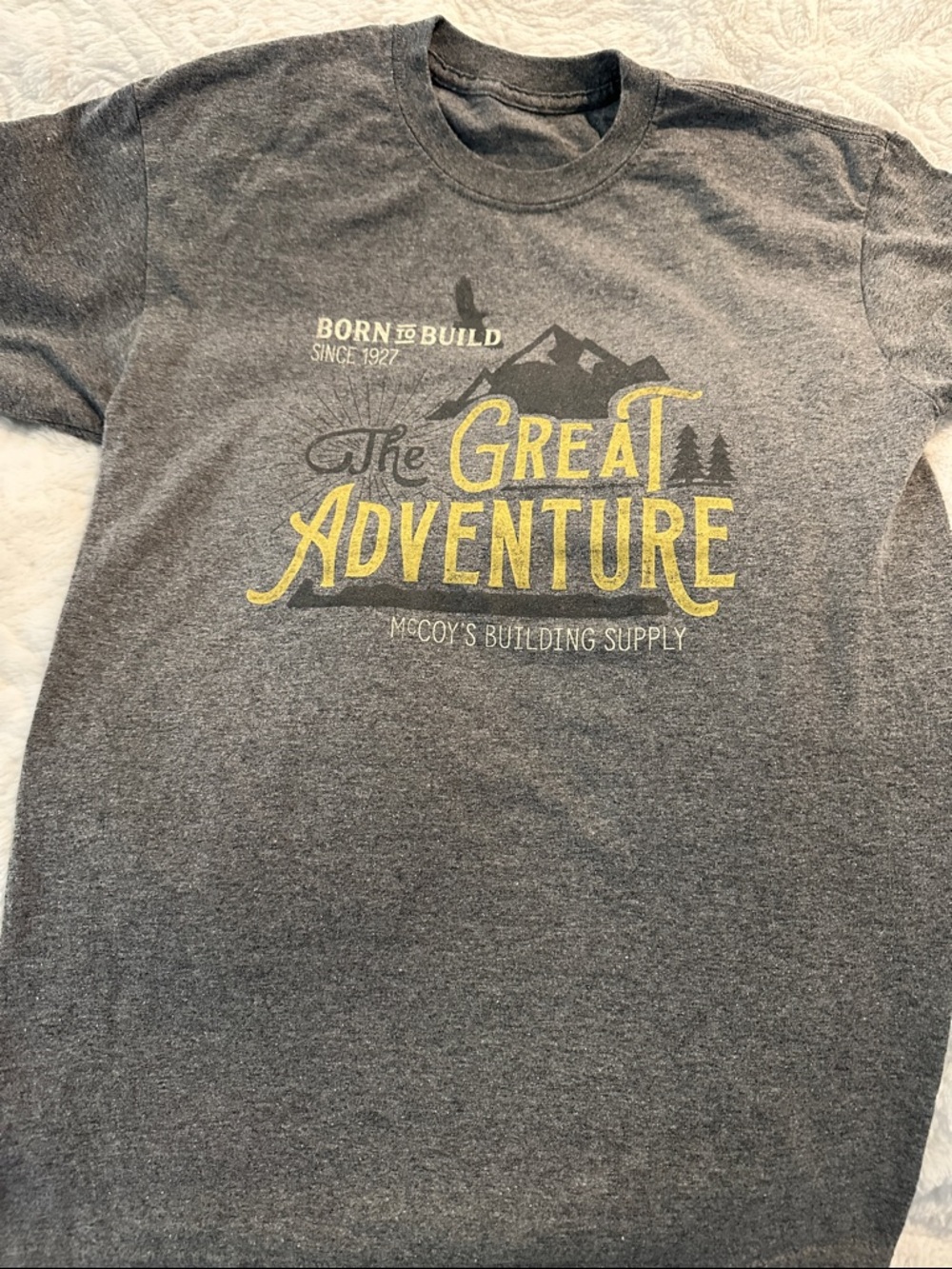 McCoys The Great Adventure Short Sleeve Gray/Yellow M the great adventure